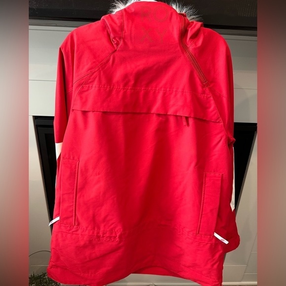 NWT ROXY RED PULLOVER SKI/BOARD JACKET SIZE LARGE - Picture 9 of 15
